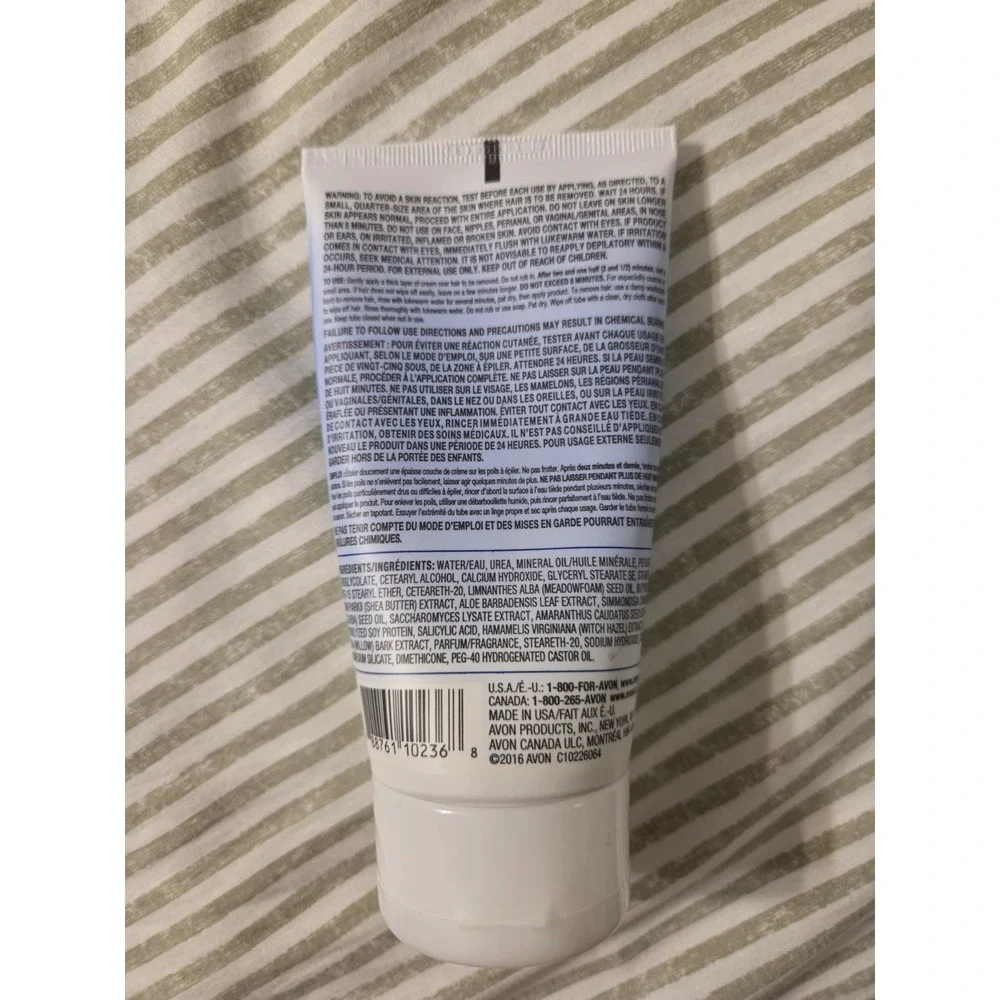 Avon Skin So Soft Fresh & Smooth +Meadowfoam Body Hair Removal Cream 4.2 oz